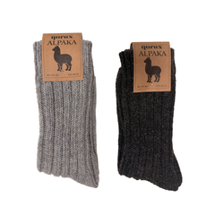 Qorux Alpaca Wool Socks | Lightweight & Thick | Set of 2