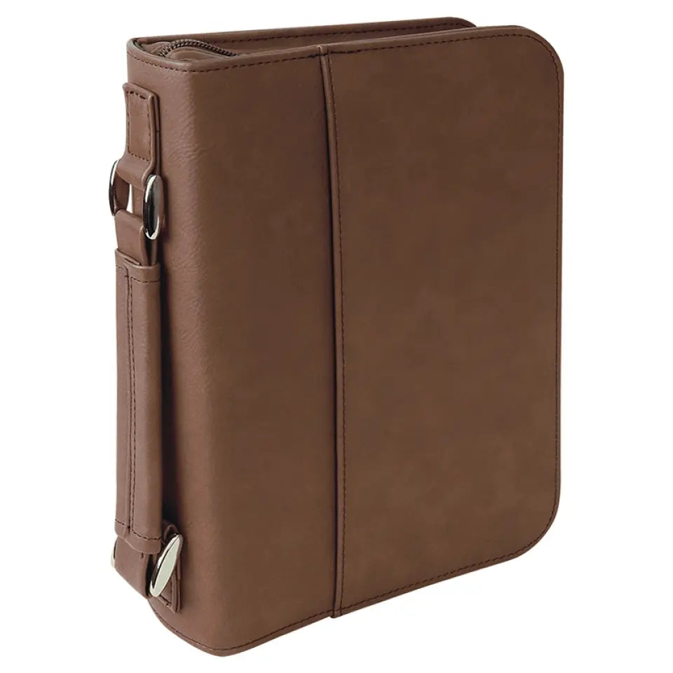 LeatheretteBibleCoverDarkBrown