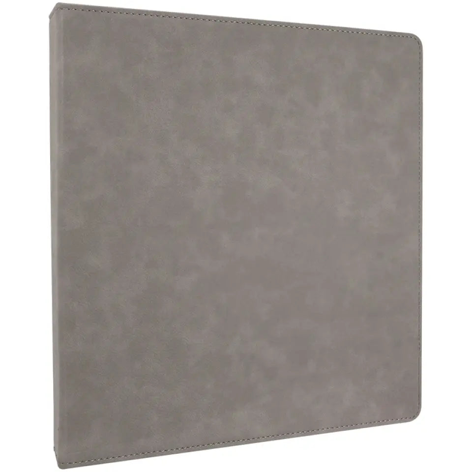 LaserableLeatheretteBinderGray