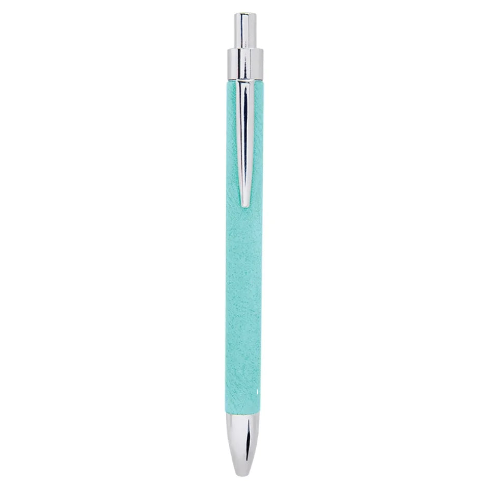 LaserableLeatherettePenTeal