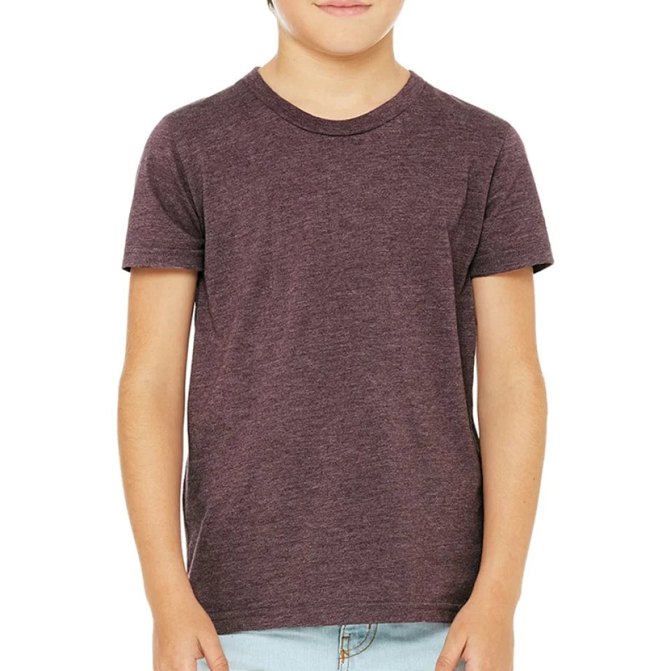 YouthTShirtHeatherMaroon