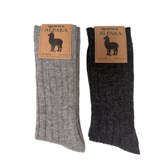 Qorux Alpaca Wool Socks | Lightweight & Thick | Set of 2
