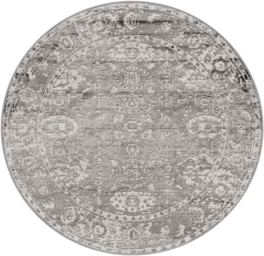 Kedrick Traditional Gray/Charcoal/White Area Rug