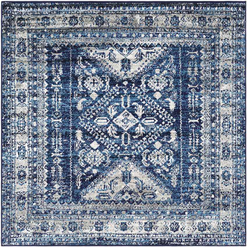 Jules Traditional Navy Area Rug