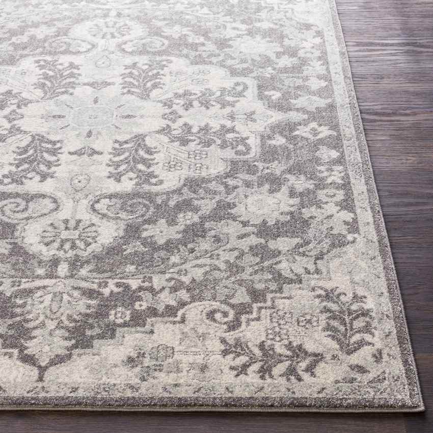 Olivia Traditional Black Area Rug