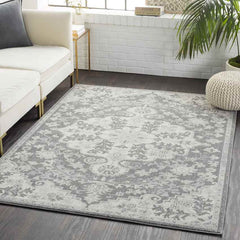 Olivia Traditional Black Area Rug