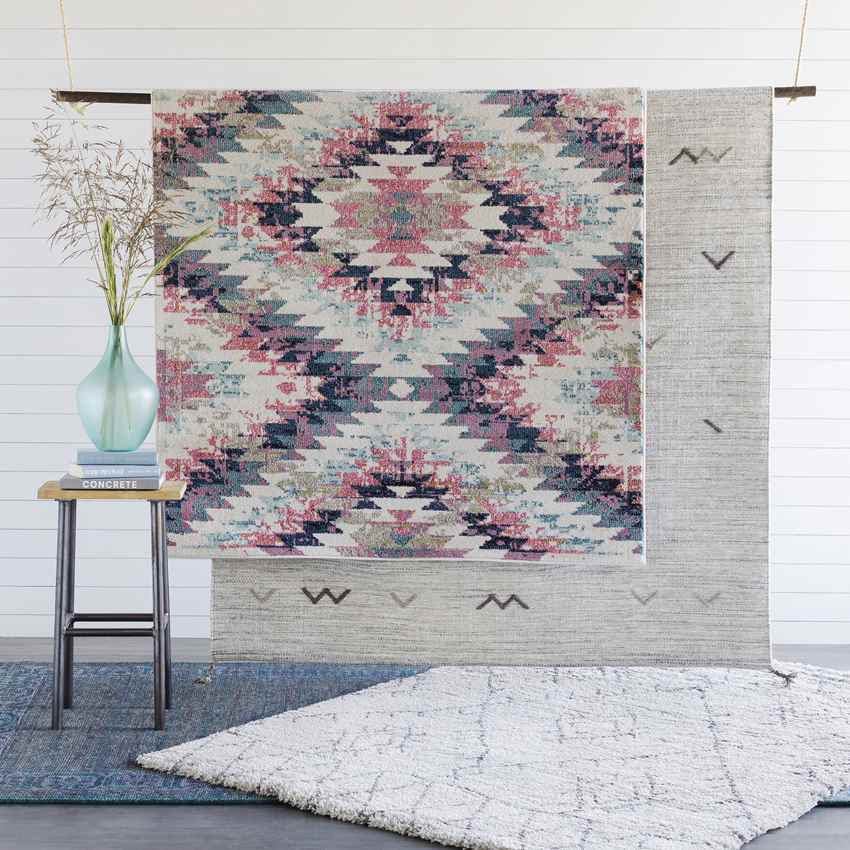 Sedona Rustic Sea Foam/Cream/Beige Area Rug