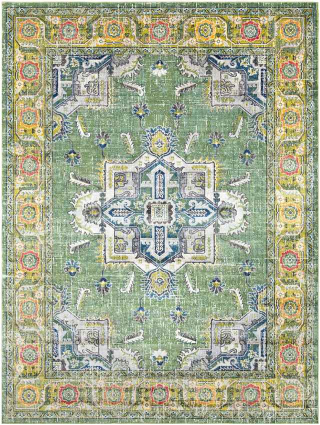 Gonesse Traditional Lime Area Rug
