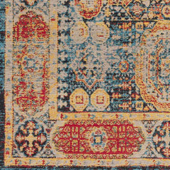 Pesaro Traditional Bright Blue Area Rug