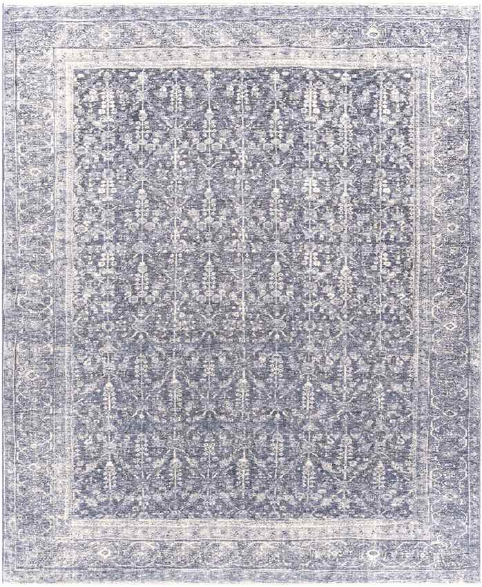 Catanzaro Traditional Navy Area Rug