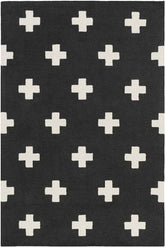 Sardinia Modern Black Area Rug
