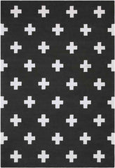 Sardinia Modern Black Area Rug