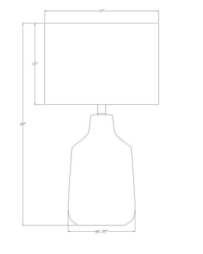 Klos Traditional Taupe Table Lamp