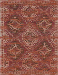 Pistoia Traditional Burnt Orange Area Rug