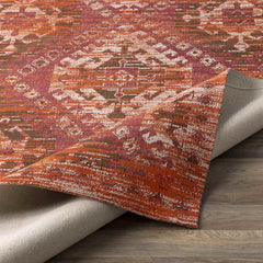 Pistoia Traditional Burnt Orange Area Rug