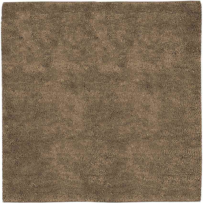 Geron Modern Dark Brown Area Rug