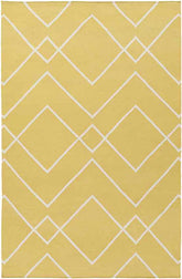 Arvin Modern White/Gold Area Rug