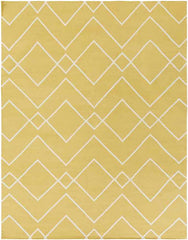 Arvin Modern White/Gold Area Rug