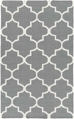 Woord Modern Charcoal Area Rug