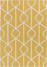 Avoca Modern Yellow Area Rug