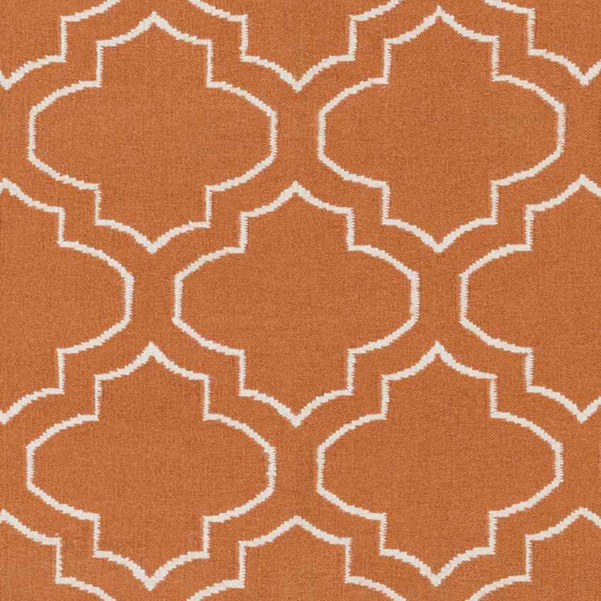 Avon Modern Bright Orange Area Rug