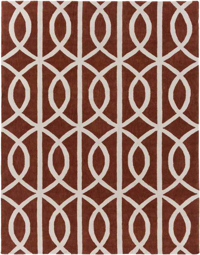 Bainbridge Modern Orange Area Rug