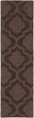 Bergerac Modern Dark Brown Area Rug