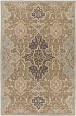 Leala Traditional Taupe Area Rug