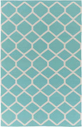 Baxley Modern Blue/Ivory Area Rug