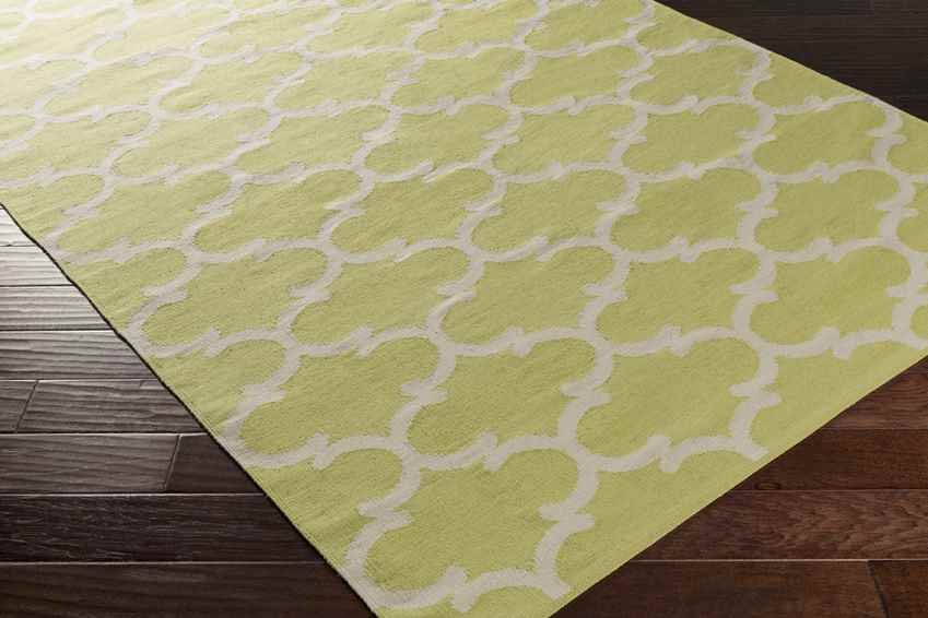 Zeumeren Modern Yellow/Ivory Area Rug