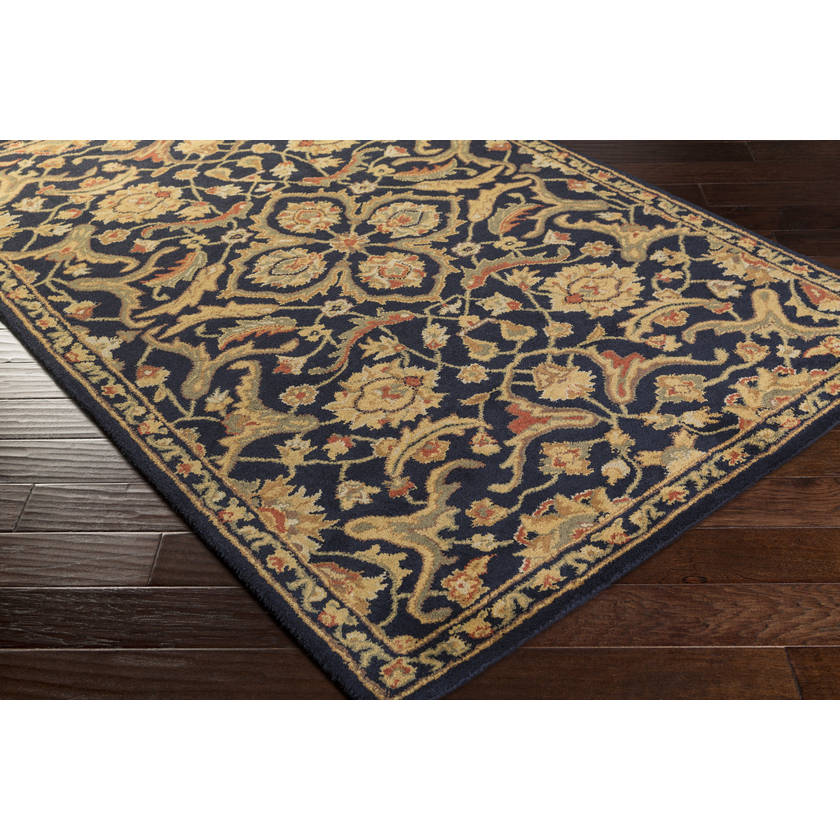 Bearden Traditional Navy Area Rug
