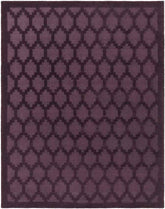 Ames Modern Dark Plum Area Rug
