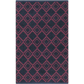 Berryville Global Black/Purple Area Rug