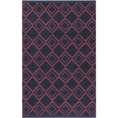 Berryville Global Black/Purple Area Rug
