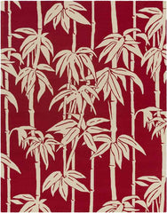 Birdsong Modern Cherry/Ivory Area Rug