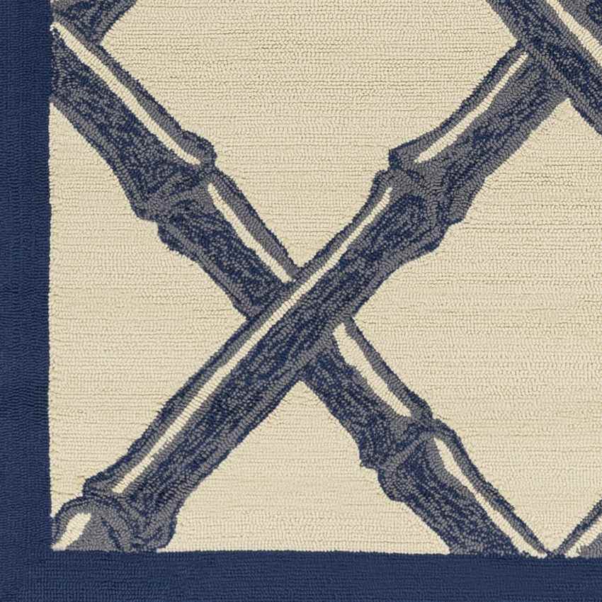 Birmingham Modern Cobalt/Ivory Area Rug