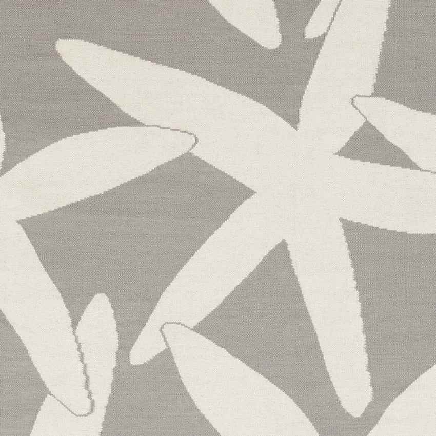 Blevins Coastal Light Gray & White Area Rug