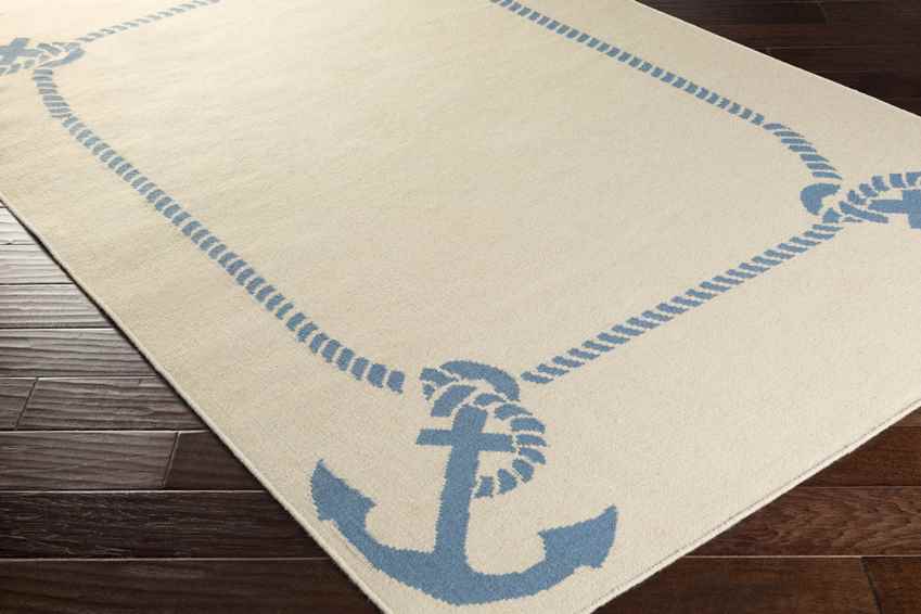Blountsville Coastal Beige Area Rug