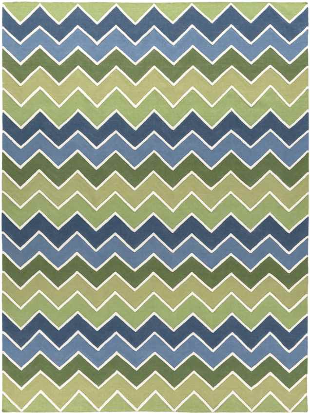 Branford Modern Green Area Rug
