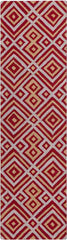 Brewton Modern Red Area Rug