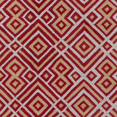 Brewton Modern Red Area Rug