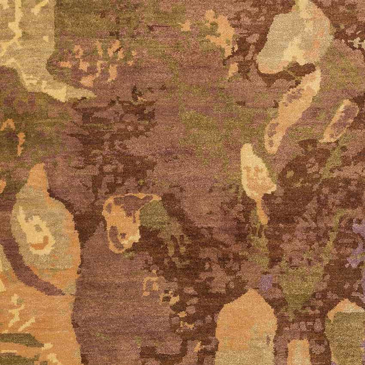 Brinson Modern Gold/Brown Area Rug