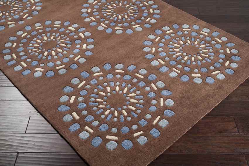 Wisch Cottage Dark Brown Area Rug