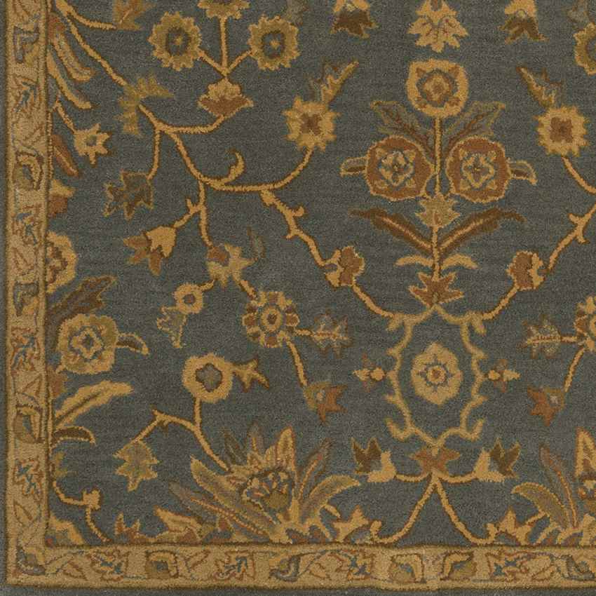 Rossburn Traditional Charcoal/Tan Area Rug