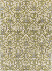 Callahan Traditional Ivory/White/Sky Blue Area Rug