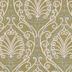 Callahan Traditional Ivory/White/Sky Blue Area Rug