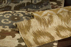 Carson Modern Beige/Dark Khaki Area Rug