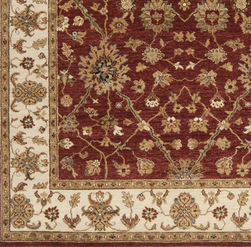 Clarkston Traditional Brown/Red Area Rug