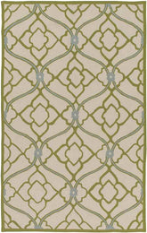 Coy Modern Lime/Beige Area Rug