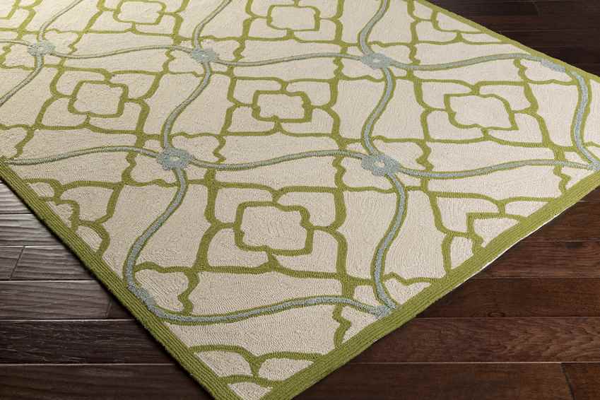 Coy Modern Lime/Beige Area Rug